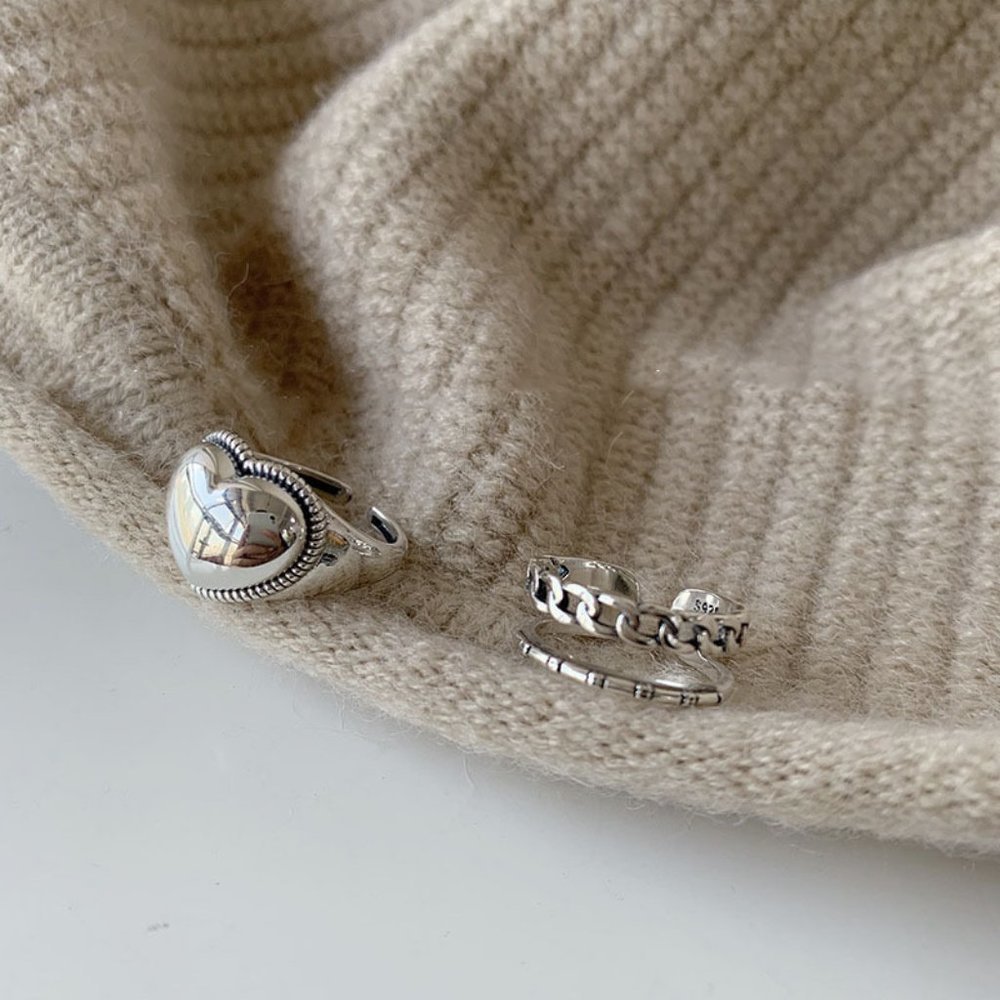 NEW 925 Sterling Silver Open Adjustable Ring - Picture 8 of 10